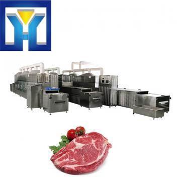 50KW Tunnel Microwave Frozen Food Thawing Machine Meat Thawing Machine